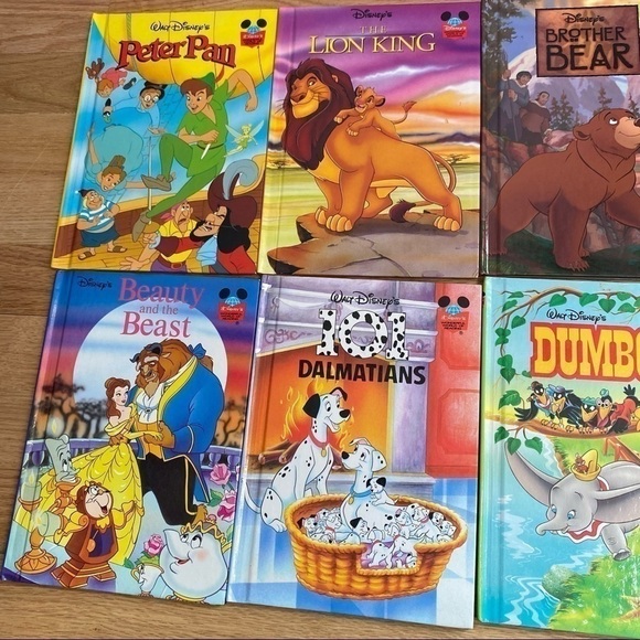 Walt Disney World of Reading Hardcover Book Lot Bundle Peter Pan Beauty Beast - Picture 8 of 8